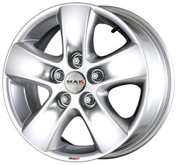 ���� ����� Mak HD! 16/6,5 ET35 Hyper silver ������ � ��������-�������� � plusauto24.ru � �����������
