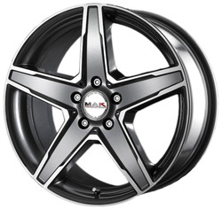 ���� ����� Mak Stern 20/8,5 ET45 Gun metallic - mirror face ������ � ��������-�������� � plusauto24.ru � �����������