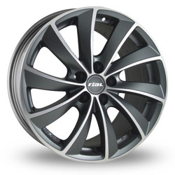 Rial RIAL LUGANO 7.5X17 5/112 ET36 d70.1 /graphit-matt front polished/ MP [LU75736B73-9] ������ � ��������-�������� � plusauto24.ru � �����������