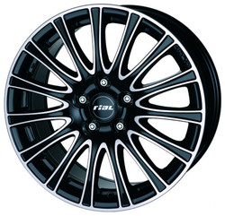 Rial RIAL RAVENNA 8.0X18 5/114.3 ET50 d70.1 /diamond-black front polished/ MP [RA80850B83-1] ������ � ��������-�������� � plusauto24.ru � �����������