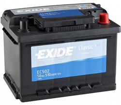 ������ ������������  Exide �������� 50 �/� � �������� ����� 510 � � ������������� �� ������ ����!