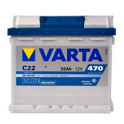 ������ ������������  Varta �������� 52 �/� � �������� ����� 470 � � ������������� �� ������ ����!