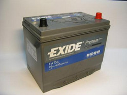 ������ ������������  Exide �������� 75 �/� � �������� ����� 630 � � ������������� �� ������ ����!