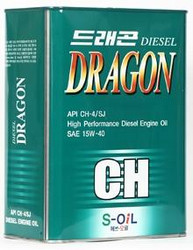 ������ �������� ����� Dragon DIESEL CH-4 15W-40", 4�,  � ��������-�������� � �������������