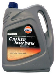 ������ �������� ����� Gulf Fleet Force Synth SAE 10W-40 (4�),  � ��������-�������� � �������������
