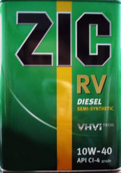 ������ �������� ����� Zic RV 10w40 CI-4,  � ��������-�������� � �������������