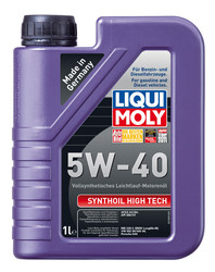 ������ �������� ����� Liqui moly Synthoil High Tech SAE 5W-40,  � ��������-�������� � �������������