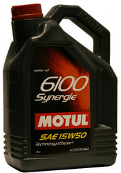 ������ �������� ����� Motul 6100 Synergie,  � ��������-�������� � �������������