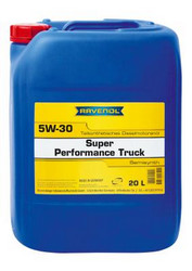 ������ �������� ����� Ravenol SUPER Perfomance Truck SAE 5W30,  � ��������-�������� � �������������