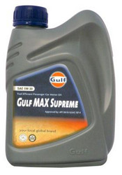 ������ �������� ����� Gulf Max Supreme SAE 5W-30 (1�),  � ��������-�������� � �������������