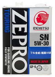 ������ �������� ����� Idemitsu Zepro Touring Sn/Gf-5 5W-30 4�,  � ��������-�������� � �������������