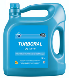 ������ �������� ����� Aral  Turboral 15W-40, 5�.,  � ��������-�������� � �������������