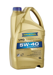 ������ �������� ����� Ravenol VPD SAE 5W-40 ( 5�),  � ��������-�������� � �������������