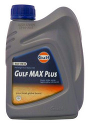 ������ �������� ����� Gulf Max Plus SAE 10W-40 (1�),  � ��������-�������� � �������������