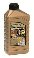 ������ �������� ����� Ravenol Motobike 4-T Ester 10W-60, 1�,  � ��������-�������� � �������������