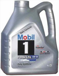 ������ �������� ����� Mobil 1 Peak Life SAE 5W-50 (4�),  � ��������-�������� � �������������