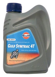 ������ �������� ����� Gulf Syntrac 4T 10W-40,  � ��������-�������� � �������������