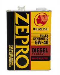 ������ �������� ����� Idemitsu Zepro Diesel 5W-40 Cf Fully Synthetic 4�,  � ��������-�������� � �������������