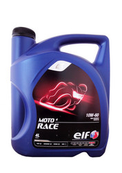 ������ �������� ����� Elf Moto 4 Race SAE 10W-60 (4�),  � ��������-�������� � �������������