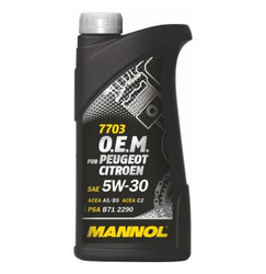 ������ �������� ����� Mannol O.E.M. for Peugeot Citroen 5W-30,  � ��������-�������� � �������������