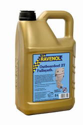 ������ �������� ����� Ravenol Outboardoel 2T Full synth, 5�,  � ��������-�������� � �������������