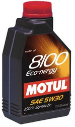 ������ �������� ����� Motul 8100 Eco-Nergy,  � ��������-�������� � �������������
