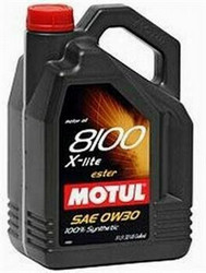 ������ �������� ����� Motul 8100 X-Lite,  � ��������-�������� � �������������
