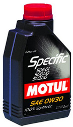 ������ �������� ����� Motul Specific VW 506.01-506.00-503.00,  � ��������-�������� � �������������