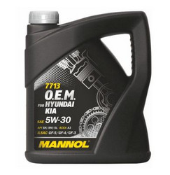 ������ �������� ����� Mannol O.E.M. for Hyundai Kia 5W-30,  � ��������-�������� � �������������