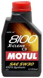 ������ �������� ����� Motul 8100 X-Clean C3,  � ��������-�������� � �������������