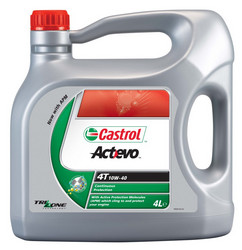 ������ �������� ����� Castrol  ACT>EVO 4T 10W-40, 4 �,  � ��������-�������� � �������������