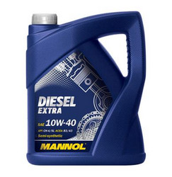 ������ �������� ����� Mannol Diesel Extra SAE 10W/40,  � ��������-�������� � �������������