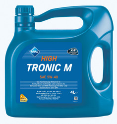 ������ �������� ����� Aral  High Tronic M 5W-40, 4�.,  � ��������-�������� � �������������