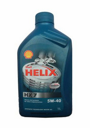 ������ �������� ����� Shell Helix HX7 5W-40,  � ��������-�������� � �������������
