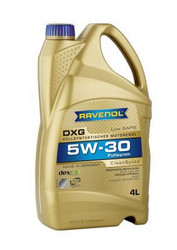 ������ �������� ����� Ravenol DXG SAE 5W-30,  � ��������-�������� � �������������