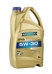 ������ �������� ����� Ravenol DXG SAE 5W-30 ( 5�),  � ��������-�������� � �������������