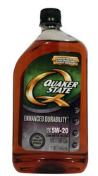 ������ �������� ����� Quaker state Enhanced Durability SAE 5W-20 Synthetic Blend Motor Oil,  � ��������-�������� � �������������