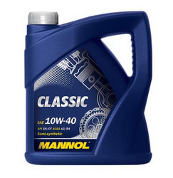 ������ �������� ����� Mannol Classic SAE 10W/40,  � ��������-�������� � �������������