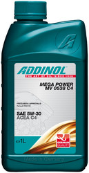 ������ �������� ����� Addinol Mega Power MV 0538 C4 5W-30, 1�,  � ��������-�������� � �������������