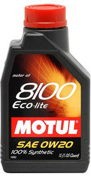 ������ �������� ����� Motul 8100 Eco-Lite,  � ��������-�������� � �������������