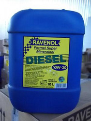 ������ �������� ����� Ravenol Formel Diesel Super 10W-30, 10�,  � ��������-�������� � �������������