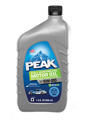 ������ �������� ����� Peak Full Synthetic Motor Oil 5W-20 (0,946�),  � ��������-�������� � �������������