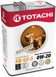 ������ �������� ����� Totachi Extra Fuel Fully Synthetic SN 0W-20,, 4�,  � ��������-�������� � �������������