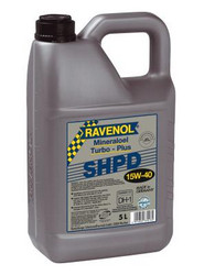 ������ �������� ����� Ravenol Turbo-PLUS SHPD 15W40, 5�,  � ��������-�������� � �������������