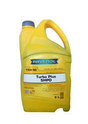 ������ �������� ����� Ravenol Turbo Plus SHPD SAE 15W-40,  � ��������-�������� � �������������