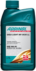 ������ �������� ����� Addinol Giga Light (Motorenol) MV 0530 LL 5W-30, 1�,  � ��������-�������� � �������������