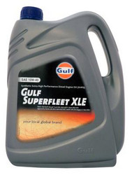 ������ �������� ����� Gulf Superfleet XLE SAE 10W-40 (4�),  � ��������-�������� � �������������