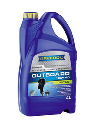 ������ �������� ����� Ravenol ��� 4-T ���.������� Outboardoel 4T SAE 10W-40 (4�) new,  � ��������-�������� � �������������