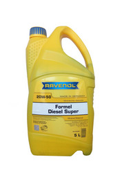 ������ �������� ����� Ravenol Formel Diesel Super SAE 20W-50,  � ��������-�������� � �������������