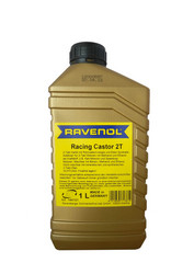 ������ �������� ����� Ravenol ��� 2-���� ������ Racing Castor 2T (1�),  � ��������-�������� � �������������